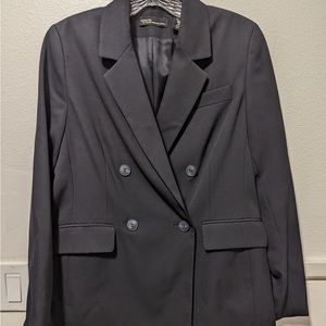 Valerie Stevens Navy Double Breasted Blazer Like New size 6P